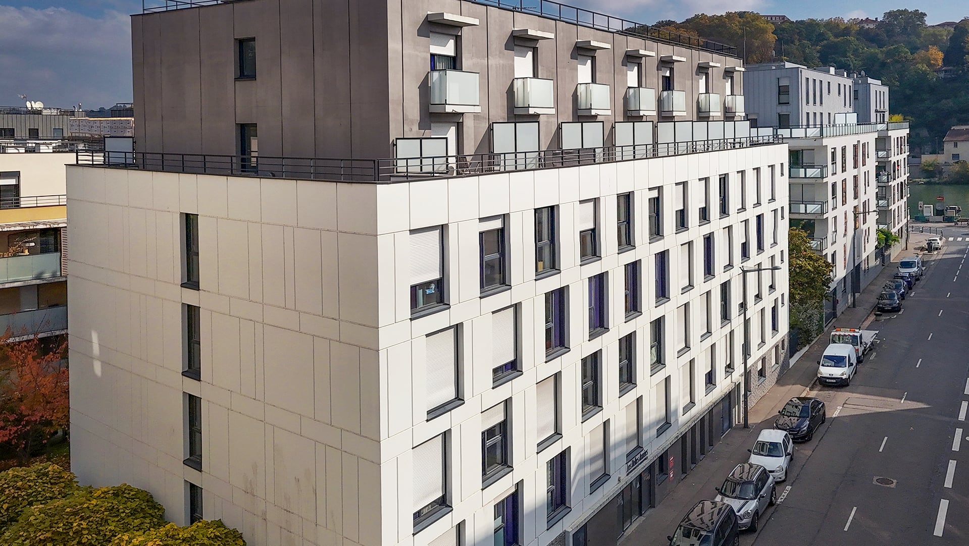 Carré Saône — façade résidence Lyon 9 Vaise
