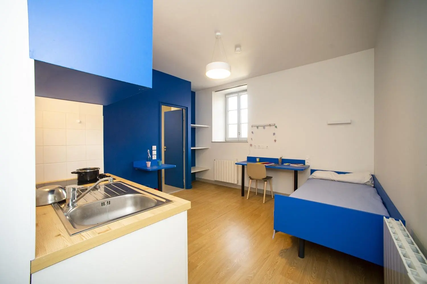 Logement de la résidence Fort Saint-Irénée, CROUS de Lyon (Lyon 5)