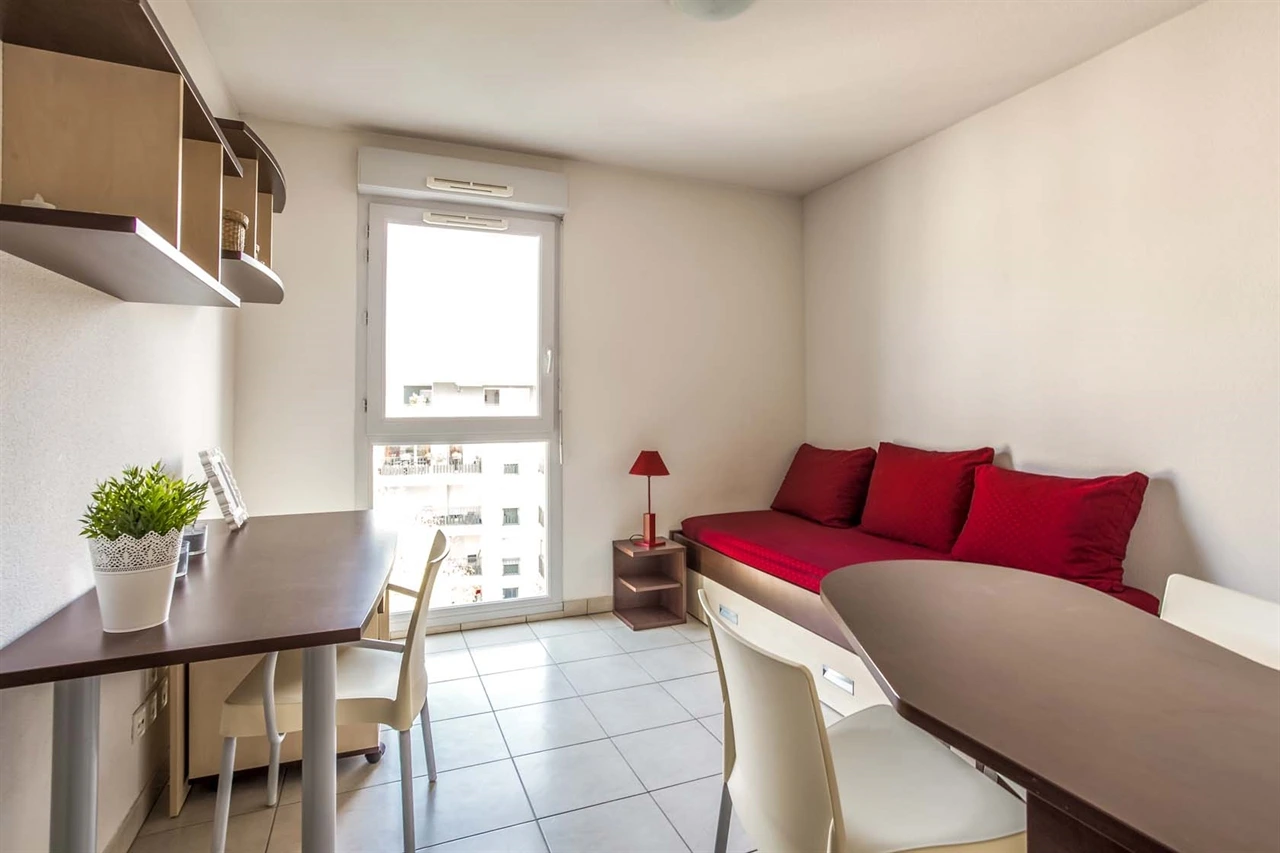 Logement de la résidence Studéa Montchat, Nexity Studéa (Villeurbanne)